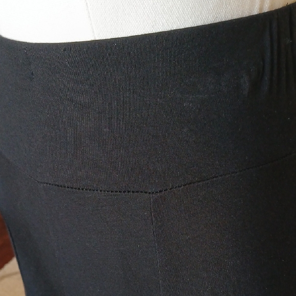 CARINE Black Wide-Leg Pants with Studs - Picture 7 of 9